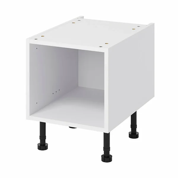 Castorama Caisson Bas De Cuisine GoodHome Caraway Blanc H. 51 Cm X L. 40 Cm en france 1