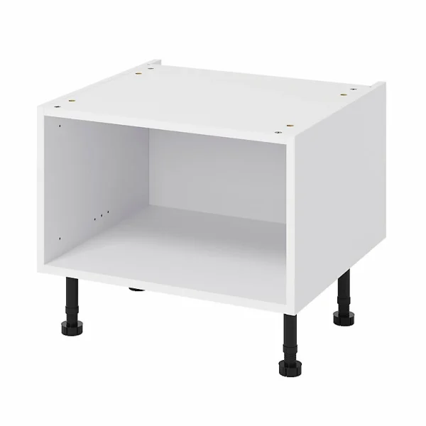 Castorama Caisson Bas De Cuisine GoodHome Caraway Blanc H. 51 Cm X L. 60 Cm fashioniable 1