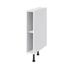 prix de gros Castorama Caisson Bas De Cuisine GoodHome Caraway Blanc H. 72 Cm X L. 15 Cm 5