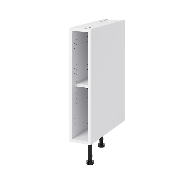 prix de gros Castorama Caisson Bas De Cuisine GoodHome Caraway Blanc H. 72 Cm X L. 15 Cm 1