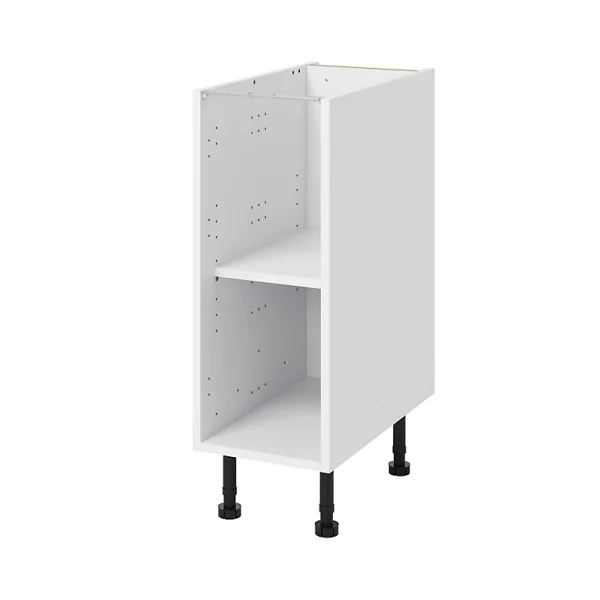 Castorama Caisson Bas De Cuisine GoodHome Caraway Blanc H. 72 Cm X L. 30 Cm soldes officiel 1
