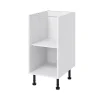 de garantie authentique Castorama Caisson Bas De Cuisine GoodHome Caraway Blanc H. 72 Cm X L. 40 Cm 5