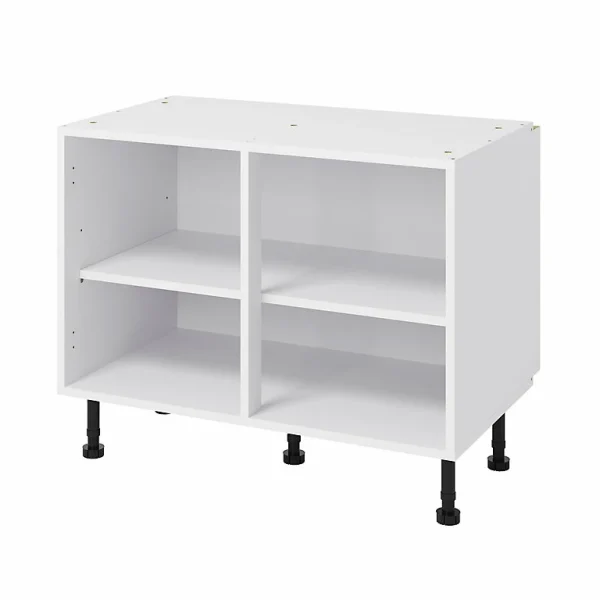 boutique paris Castorama Caisson Bas De Cuisine Surbaissé GoodHome Caraway Blanc H. 72.6 Cm X L. 90 Cm 1