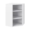 Castorama Caisson Haut D’angle De Cuisine 1 Porte GoodHome Caraway Blanc H. 90 Cm X L. 63 Cm Large choix en ligne 5