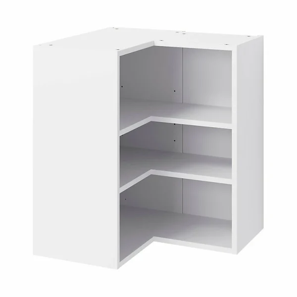 Castorama Caisson Haut D’angle De Cuisine 2 Portes GoodHome Caraway Blanc H. 72 Cm X L. 63 Cm Retour gratuit en magasin. 1