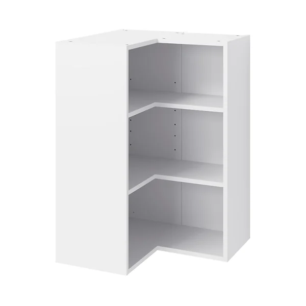 Castorama Caisson Haut D’angle De Cuisine 2 Portes GoodHome Caraway Blanc H. 90 Cm X L. 63 Cm commentaire favorable 1