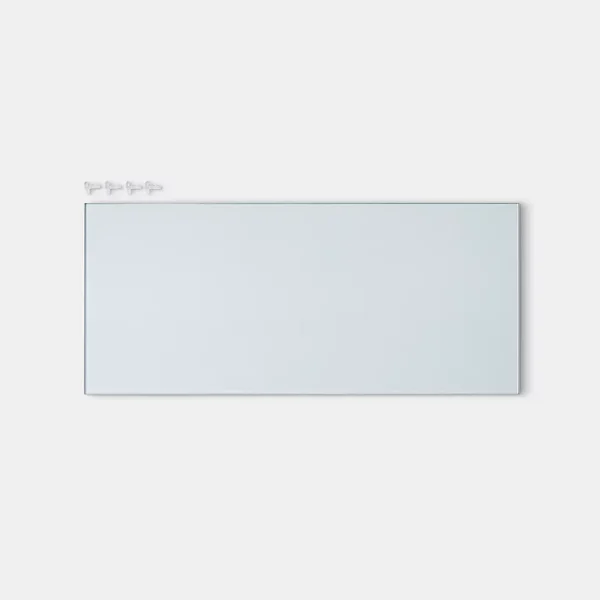 magasins pour Castorama Etagère En Verre Pour Caisson Haut De Cuisine GoodHome Cicely L. 55.85 Cm X P.27.35 Cm, 2 Pièces 1