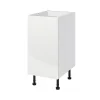 france Castorama Meuble Bas De Cuisine GoodHome Stevia Blanc H. 72 Cm X L. 40 Cm 5