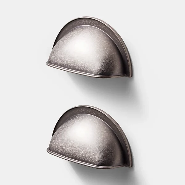 Castorama Poignée De Meuble De Cuisine GoodHome Alkanet Argent L. 9.8 Cm, 2 Pièces aux meilleurs prix 1