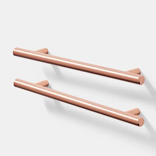 prix de gros Castorama Poignée De Meuble De Cuisine GoodHome Annatto Cuivre L. 22 Cm, 2 Pièces 1