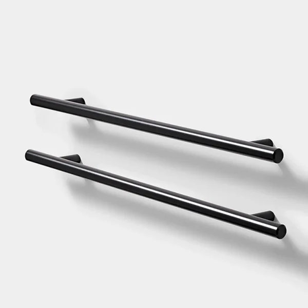 Castorama Poignée De Meuble De Cuisine GoodHome Annatto Noir L. 33.6 Cm, 2 Pièces vente pas cher 1