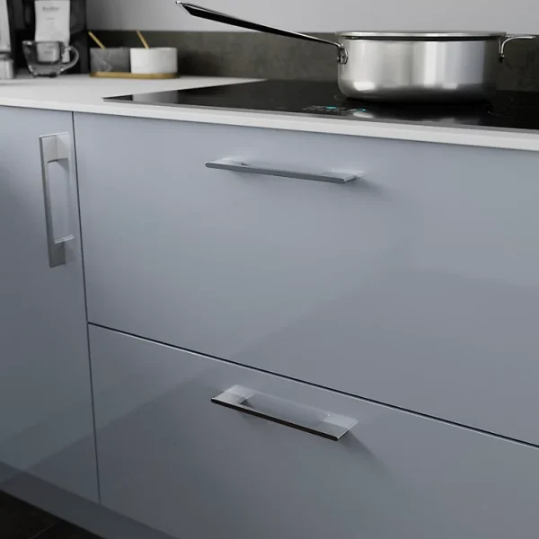 Dernières Nouveautés Castorama Poignée De Meuble De Cuisine GoodHome Cacao Chromé L. 22 Cm, 2 Pièces 1