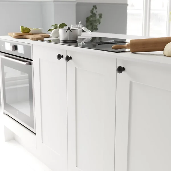 Castorama Poignée De Meuble De Cuisine GoodHome Chervil Noir L. 3,2 Cm, 2 Pièces prix abordable 1