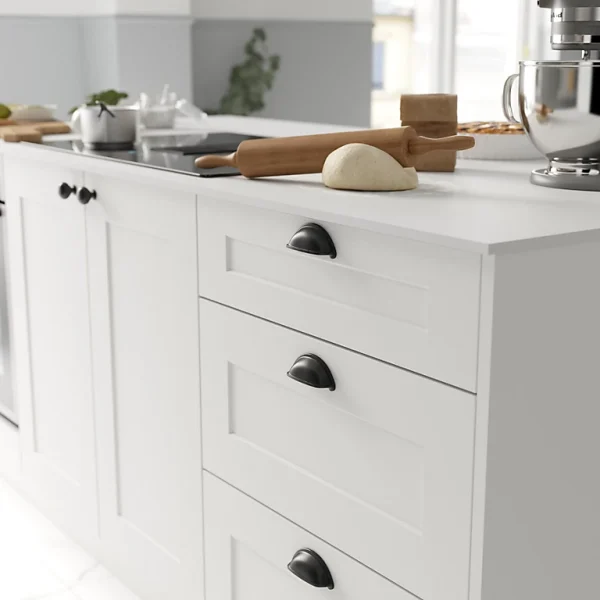 Castorama Poignée De Meuble De Cuisine GoodHome Chervil Noir L. 9,46 Cm, 2 Pièces site soldes 1