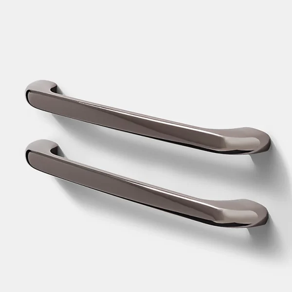 Castorama Poignée De Meuble De Cuisine GoodHome Condio Argent L. 22.5 Cm, 2 Pièces qualité supérieure 1
