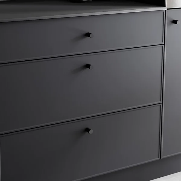 Castorama Poignée De Meuble De Cuisine GoodHome Dukkah Noir L. 1,8 Cm, 2 Pièces magasin en ligne 1