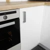 aux meilleurs prix Castorama Poignée De Meuble De Cuisine GoodHome Gara Effet Nickel L. 13,6 Cm, 2 Pièces 5