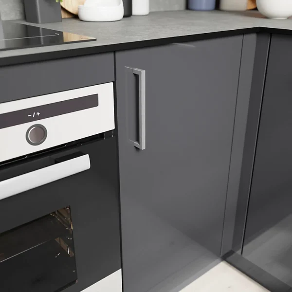 Castorama Poignée De Meuble De Cuisine GoodHome Golpar Effet Inox L. 16,9 Cm, 2 Pièces Nouvelle Collection 1