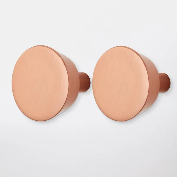Boutique officielle Castorama Poignée De Meuble De Cuisine GoodHome Gomasio Cuivre L. 2.6 Cm, 2 Pièces 1