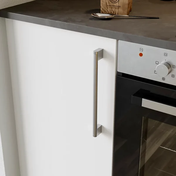 Castorama Poignée De Meuble De Cuisine GoodHome Khara Effet Nickel L. 28,4 Cm, 2 Pièces REMISE allant 1