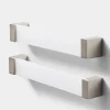 marques de renommée Castorama Poignée De Meuble De Cuisine GoodHome Mulco Blanc L. 20.7 Cm, 2 Pièces 7