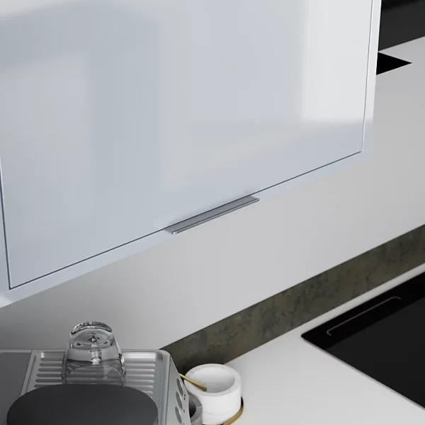 Castorama Poignée De Meuble De Cuisine GoodHome Pequin Effet Inox L. 15 Cm, 2 Pièces en vente 1
